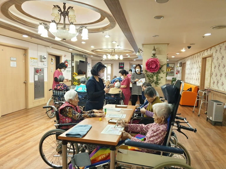 2월25일 고향지도 만들기(인지기능)