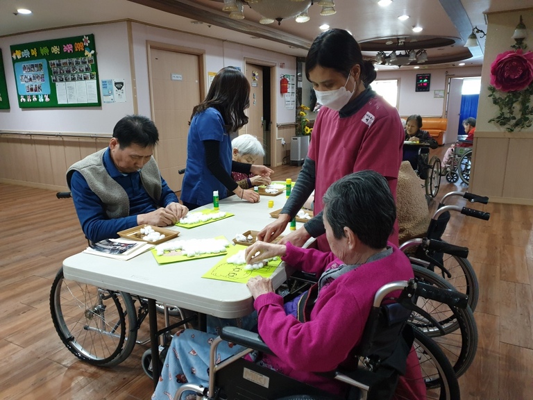 1월 27일 양털 붙이기