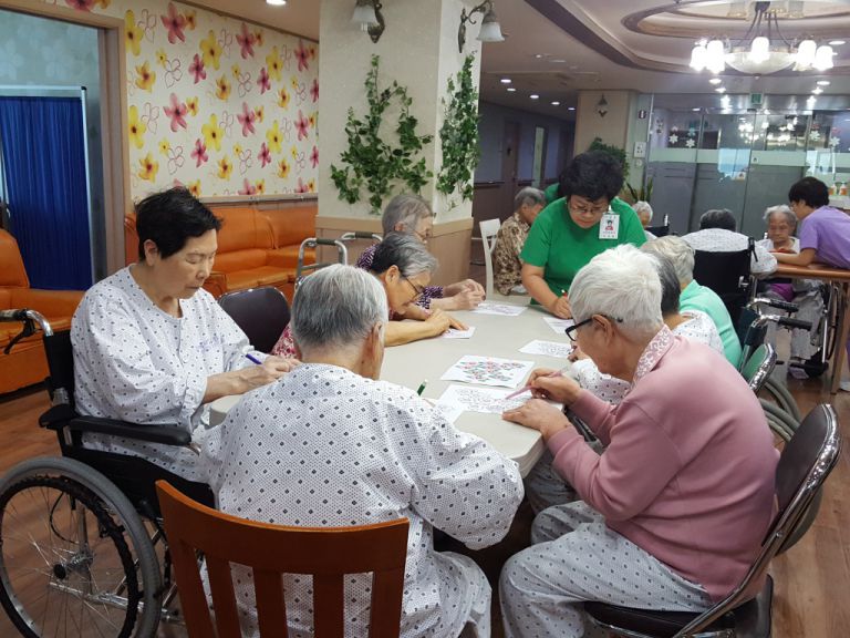 6월2일 무궁화지도 색칠하기