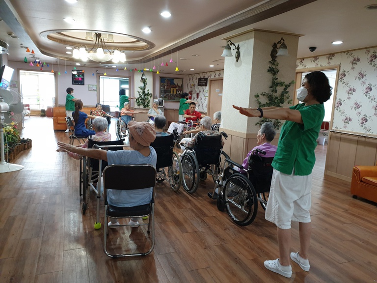 7월7일  체조교실