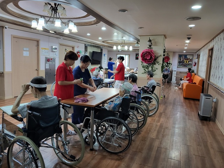 8월12일 썬캡 만들기(인지기능)