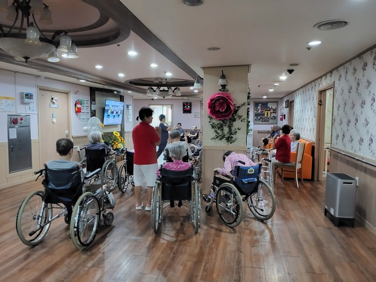 8월13일 체조교실(신체기능)