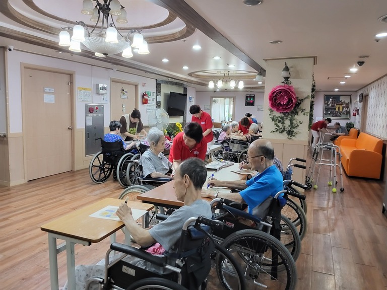 7월15일 부채 만들기(인지기능)