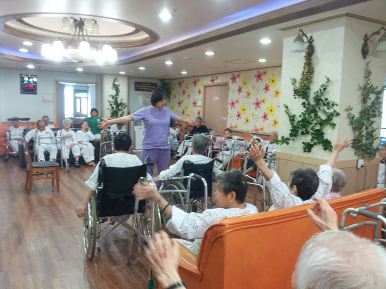 10월16일 팔 체조