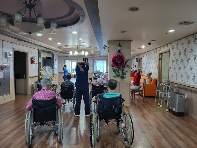 7월23일 체조교실(신체기능)