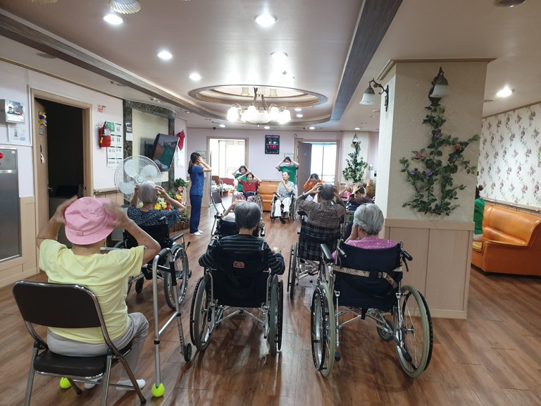 6월22일 체조교실