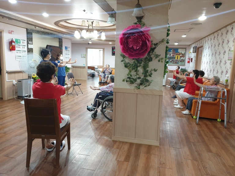 7월18일  체조교실