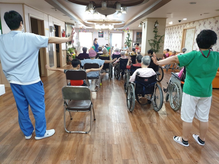 8월18일 체조교실