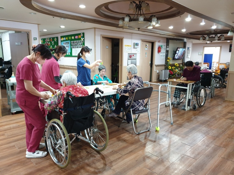 3월24일 개나리꽃 만들기